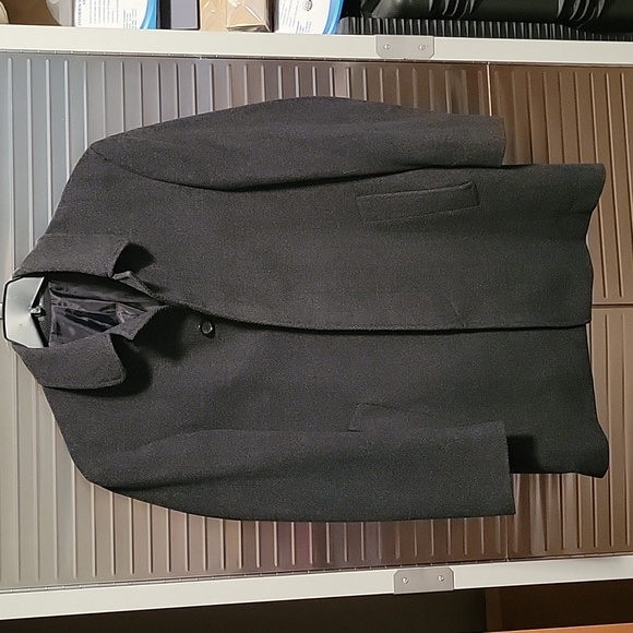 Lauren by Ralph Lauren Men's button down Wool Coat size L. - Picture 6 of 7